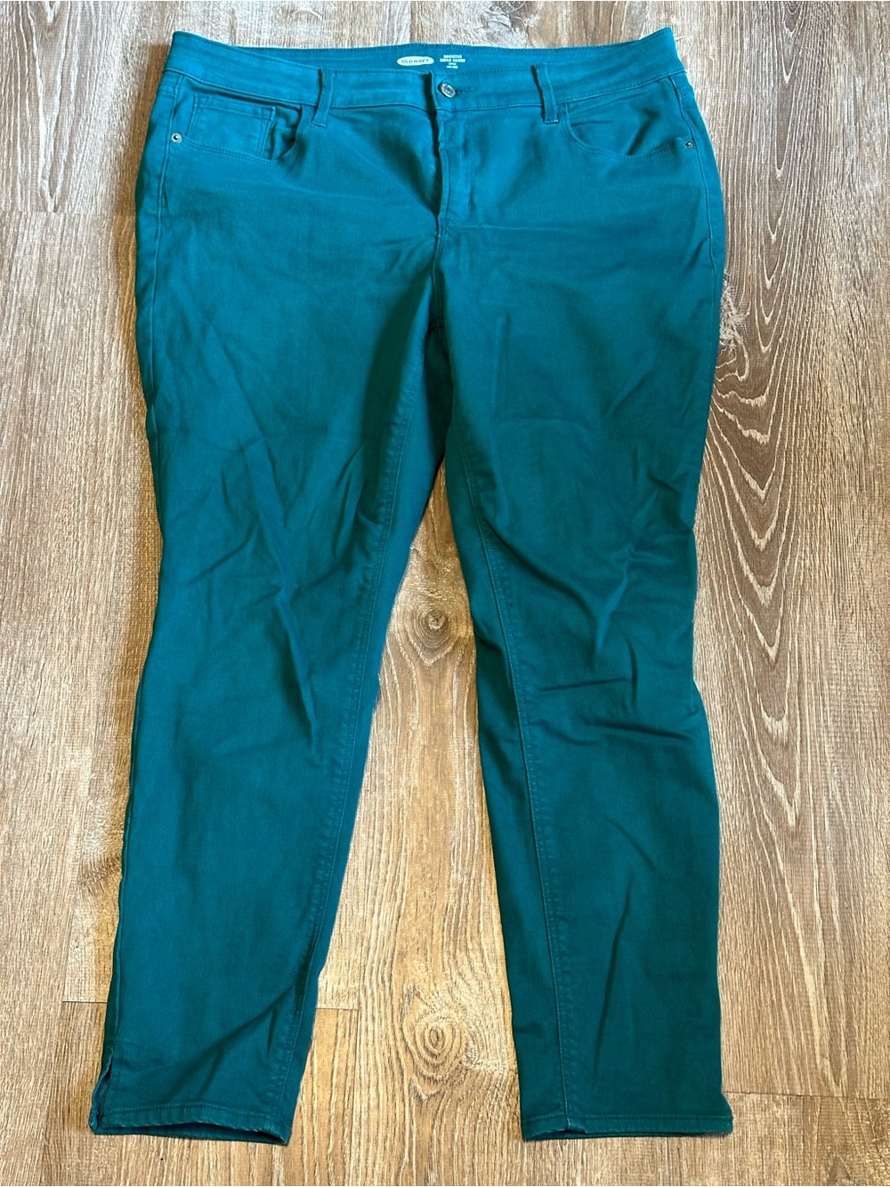 Old Navy Women's Skinny Jeans Teal Green